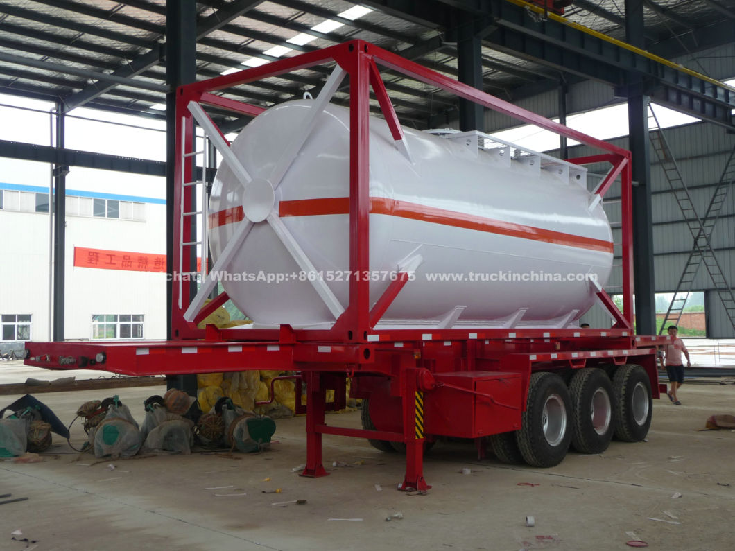 Sihcl3, Ticl4, Sicl4, Pcl3, Nacn 20FT ISO Tank Container Class 3 Toxic Chemical Storage Pressure Vessel