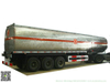 Heavy Duty Stainless Steel Tanker Semi Trailer 60000L for Food Oil, Ethanol, Liquor, Win (40-60T Polished Stainless Tanker)