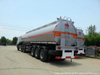 3 Axles Stainless Steel Tank Trailer for Drinking Water, Edible Oil, Liquid Food, Milk, Alcohol