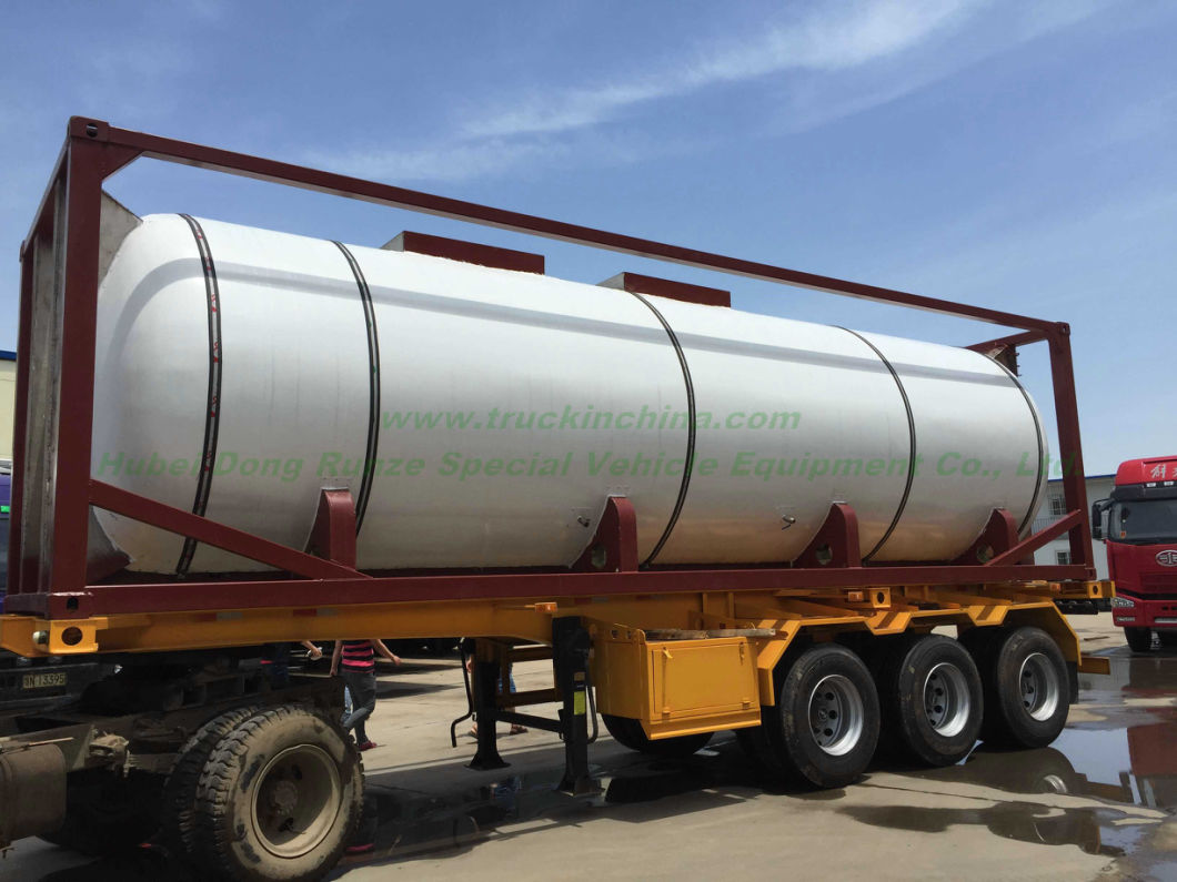 Swap ISO Tank Container Stainless Steel Heavy Duty for Used for Acid, Chemicals, Edible Oil, Liquid Food, Acetic Acid, Boric Acid, Milk, Alcohol Tansport