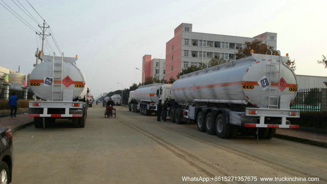 SS304 or 316L Tank Body Stainless Tanker Trailer for Acid, Chemicals, Edible Oil, Liquid Food, Milk, Alcohol 8000USG -15000USG