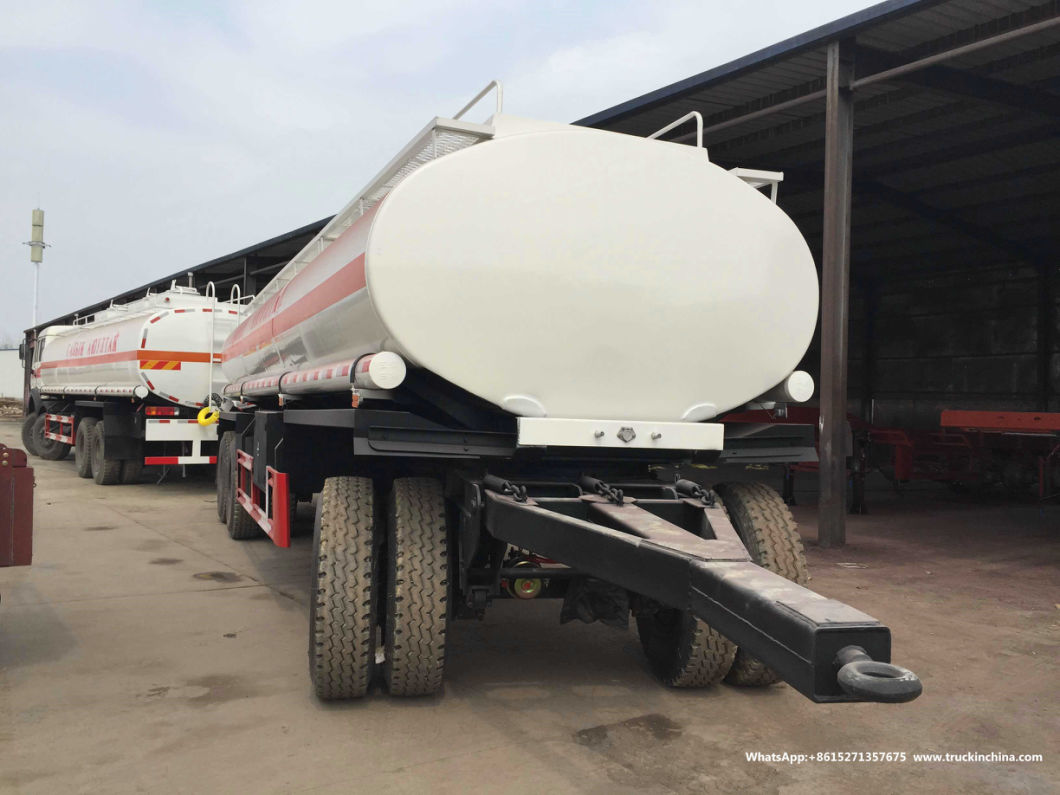 2-3 Axles 10t-25t Drawbar Tank Dolly Trailer (Tractor Truck Tow Full for Fuel/Water/Oil/Diesel Trailer Pup Tanker)