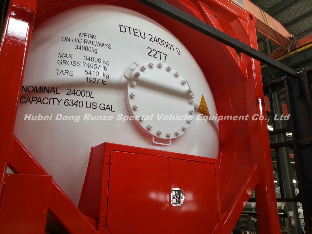 Un1075 Isotank 20feet Tank Container T50 Transport Liquefied Petroleum Gas 22kl, 24kl