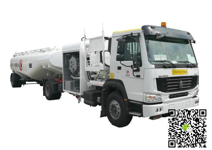 Sinotruck HOWO 35000L-50000L Aircraft Tanker (Tractor with JET A-1 Fuel Tank Trailer Aviation Kerosene, Aviation Gasoline, Jet Oil 9000USG -13200USG Refueler)