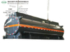 Chemical Liquid Tanker Body with Container Locks Trailer Road Transport 5000USG-6000USG (Solution HCl,NaOH,NaCLO,PAC,H2SO4,HF,H3PO4,H2O2 Store Tank Lined PE)