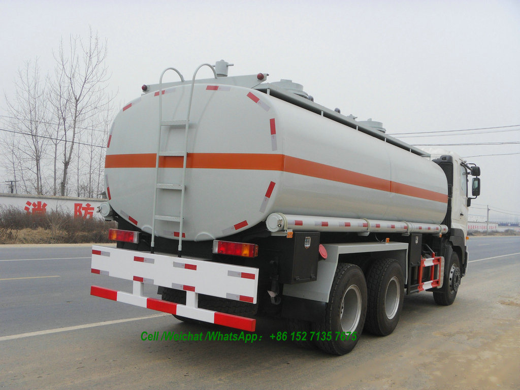 Hino 700 6X4 Tanker Truck 350HP 15000~16000L (For Chemical Acid Liquid, Drink Water, Oil, Carbon Steel / Stainless Steel, Lined PE Tank)