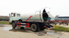 Steyr Vacuum Sewage Suction Tanker Truck Tank 12500 (L) Carbon Steel Rhd or LHD with Pto Vacuum Pumps for Vacuum Suction Cesspool Sludge Sewer Waste
