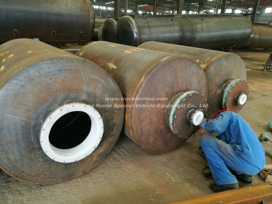 LDPE Lined Storage Tanks for Bulk Acid Storage Customization Q235A + PE (Plastic) 16mm -22mm