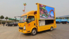 HOWO Truck Mounted Outdoor Advertising with LED Billboard Display Screen