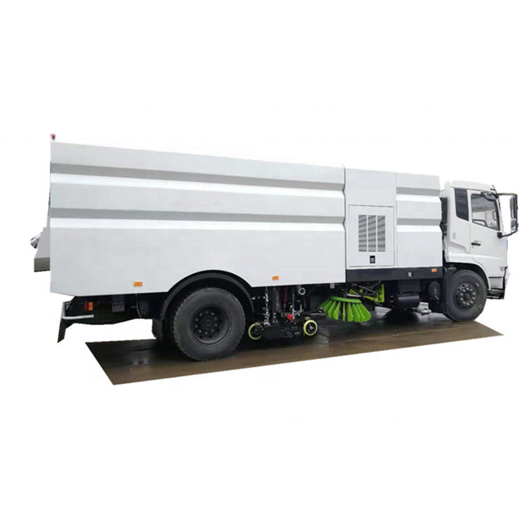 King Run Efficent Street Vacuum Road Sweeper 7 Cbm Garbage 9 Cbm Water Stainless Steel 4X2 -4X4 -Rhd. LHD