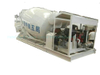 Concrete Mixer Tank Skid Mounted for Ship / Train Tunnels 3-12cbm (Max Skid Concrete Mixer -12000liters Tank Body