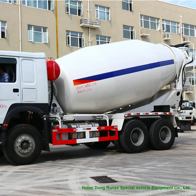 HOWO Truck Mounted Concrete Mixer (Transit Mixer Tank 10m3-Max Mixer Drum18m3)
