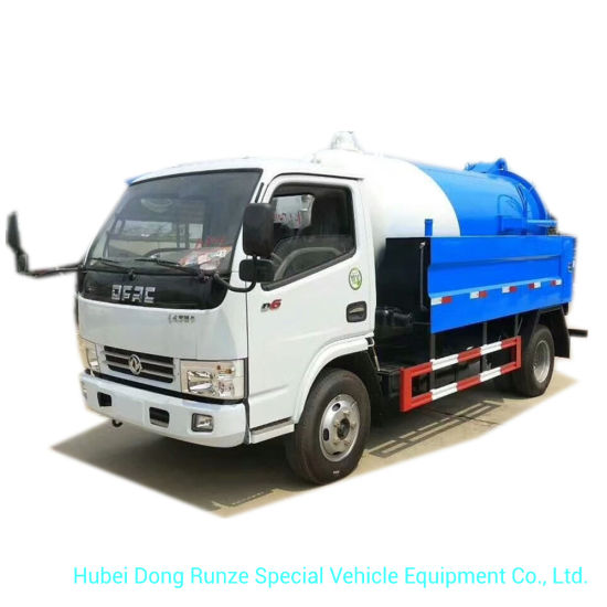 Combined Sewer Vacuum Jetting Truck 6m3 Tanker LHD or Rhd