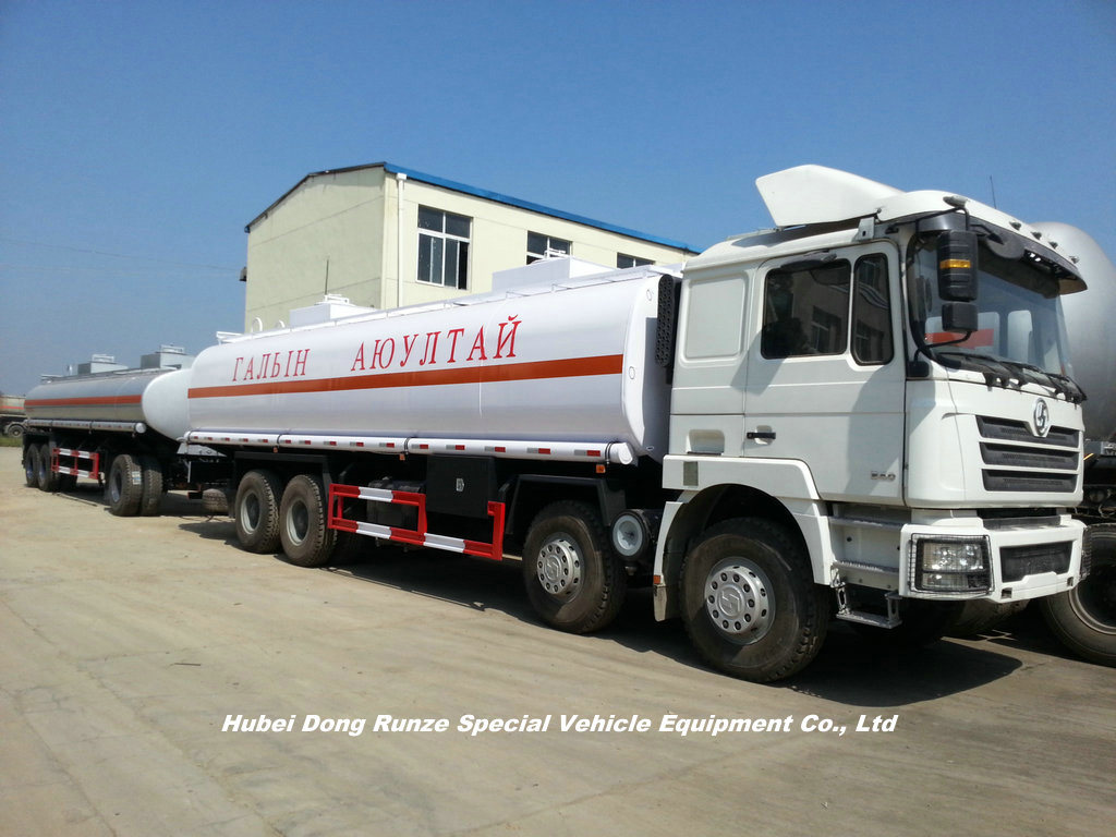 2 Axles Bulk Tanker Trailer for Transporting Wheat -Bean Grains Tank Capacity 35cbm Silo