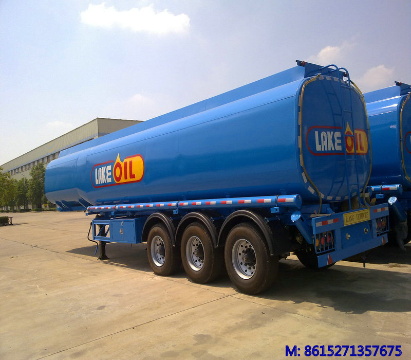 42000L Fuel Tank Trailer (Steel Fuel Tanker Semi-Trailer 3 Axles, 45000L to 54000L)