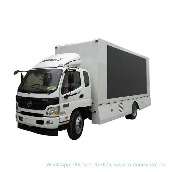 Foton LED Advertisement Truck with LED Board (P4 P5 P6 Outdoor Mobile Advertising Truck Mobile LED Display Advertisement Truck Mobile Billboard Truck)