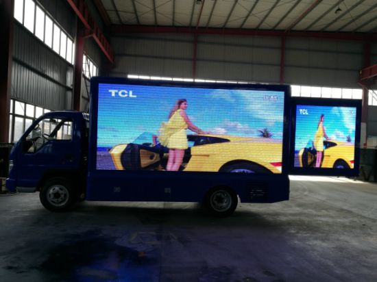 Foton LED Advertisement Truck with LED Board (P4 P5 P6 Outdoor Mobile Advertising Truck Mobile LED Display Advertisement Truck Mobile Billboard Truck)