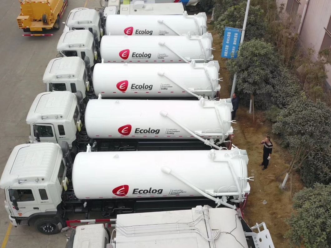 JAC Cesspit Emptier Vacuum Tanker Truck Tank Capacity 15000L to 18000liters Euro 5.6 Standard
