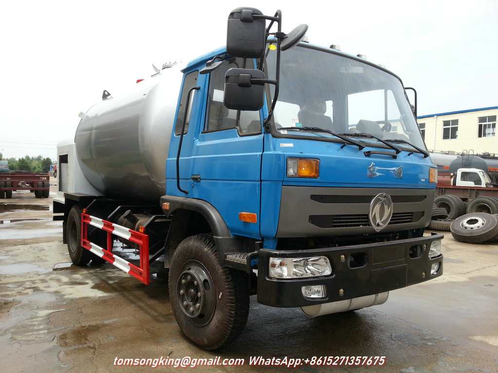 Dongfeng LPG Bobtail Tank Truck (Road LPG Tanker) Mounted with LPG Pump LPG Delivery Dispenser