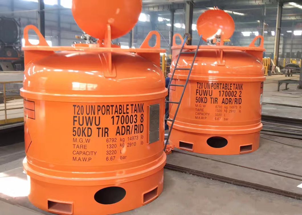T20 Cl4ti Portable Tank Container Un1838, Liquid Silicon Tetrachloride (Medium Bulk Containers)