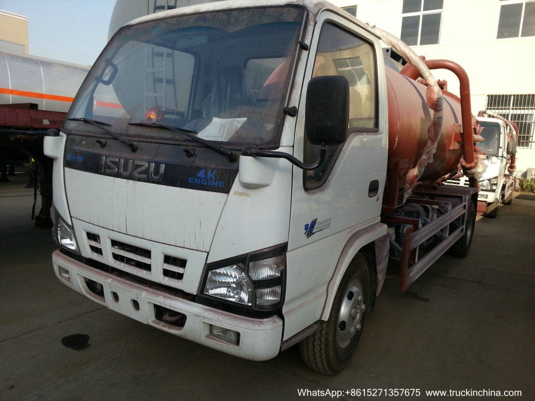 Samll 4X2 Isuzu Vacuum Tanker Septic Tank 3000L - 6000L