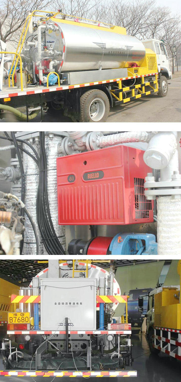 Road Construction Intelligent Asphalt Distributor 5000 Liter to 6000 Liters