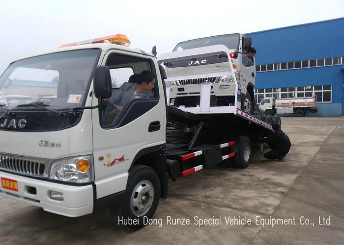 JAC 5ton Small Roll Back Flatbed Wrecker LHD 4X2 Rolling Back Recovery Euro 5.6 Engine