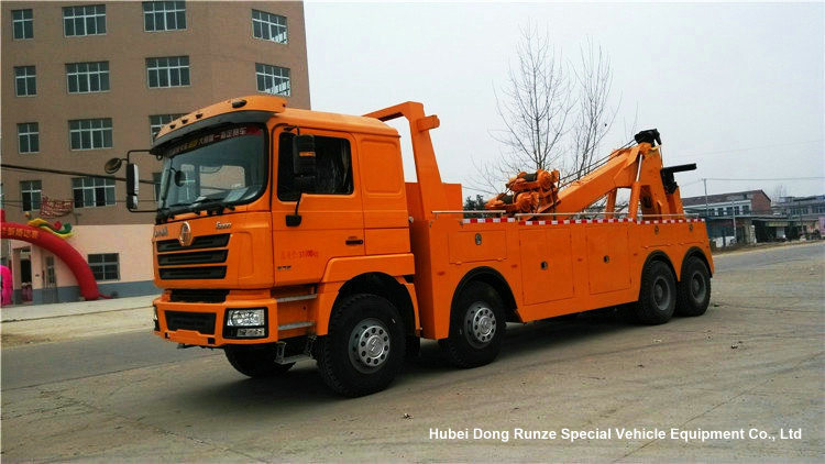 Shacman Heavy Duty Rotator Wrecker for Towing 50 Ton Truck Boom Lifting 25 Ton 12 Wheels