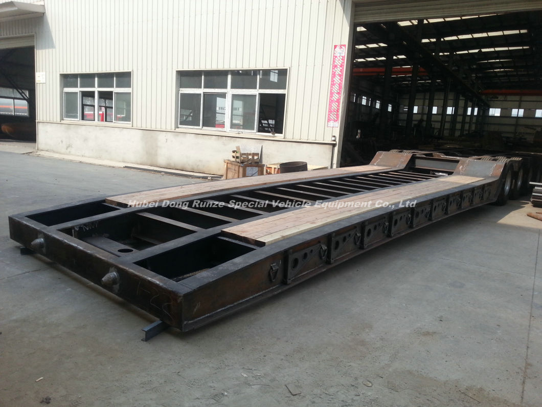 Wholesale 120 150ton Hydraulic Detachable Gooseneck Lowbed Trailer 5