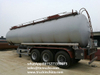 Stainless Steel Tank Trailer 45kl, 48, 000L for Diesel, Oil, Gasoline, Kerosene Transport with 3 Axles