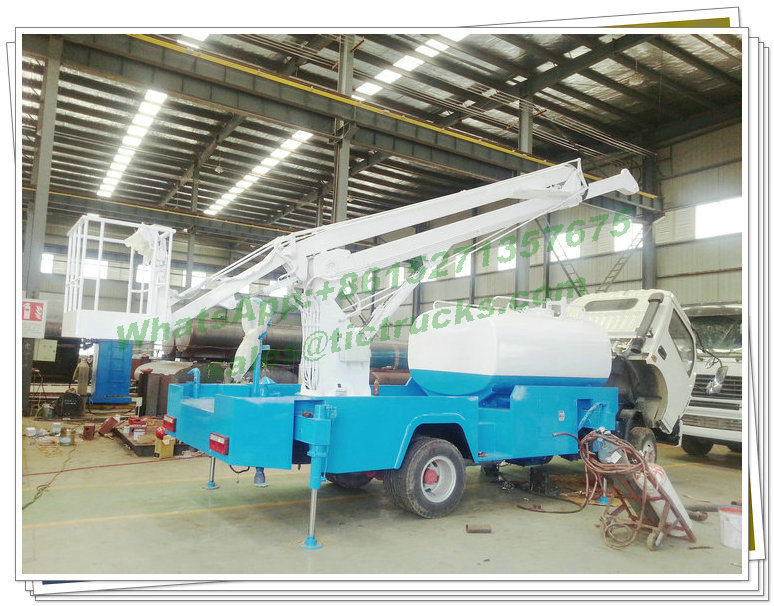 Dongfeng 16m Telescopic Aerial Platform Truck Fully Hydraulically Operate 3 Boom Option 4X2.4X4 LHD. Rhd