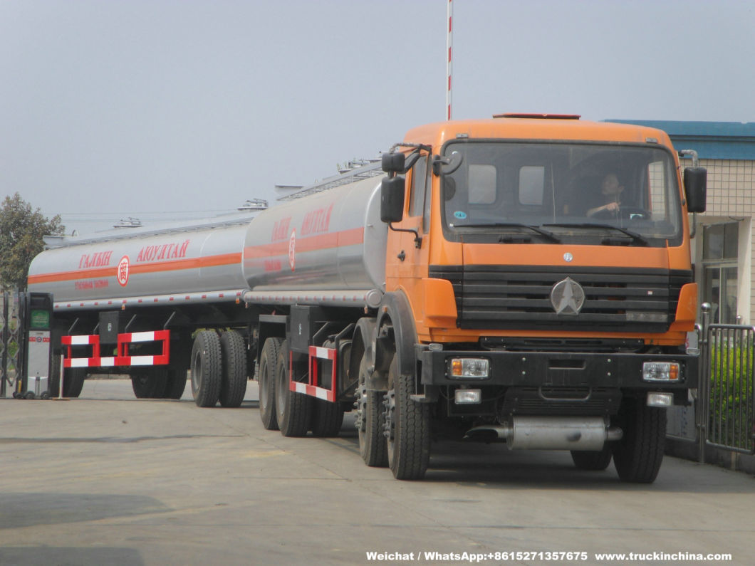 North Benz Tanker 33000 Liters Fuel Oil Tank Truck (8X4 Mobile Refueling Tanker)