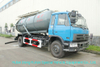 Diesel Vacuum Tanker Truck for Chemcial Factory Sucking Chemical Acid Waste, Tank Inside Lined PE 10000 Liter