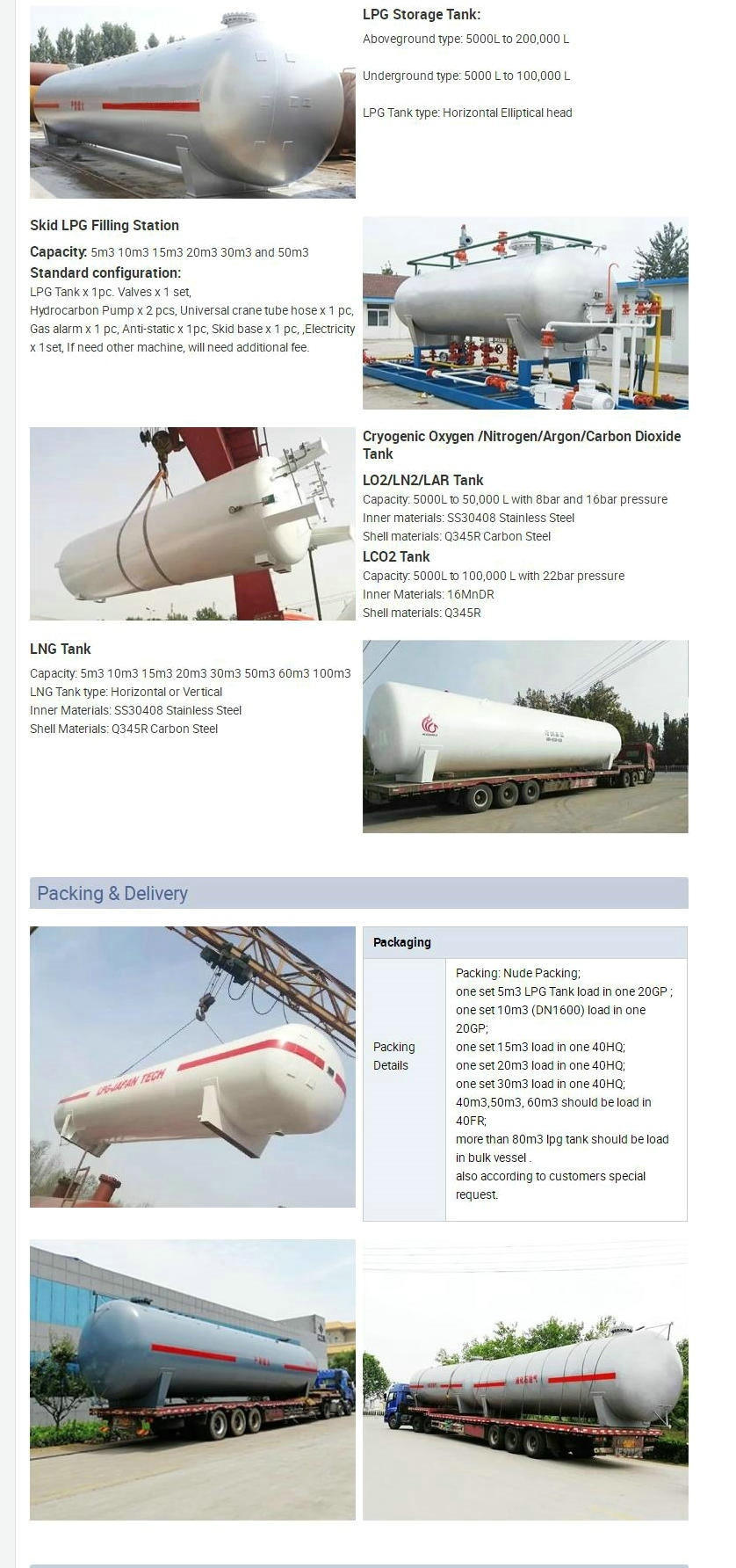 Isobutane Tank Horizontal Storage 32m3 (Pressure Vessel) for LPG Gas Propane, Liquid Sulfur Dioxide, Isobutane, Dimethyl Ether