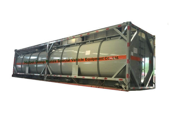 Class 8 Naclo 20FT Tank Container for Sodium Hypochlorite (NaClO max 15%) Solution Perfect for Transport Bleaching Liquid Un 1791