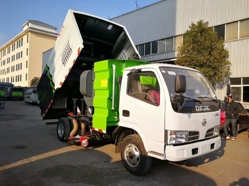 Righ Hand Drive Road Sweeper Truck 5.5m3 Stainless Steel 304