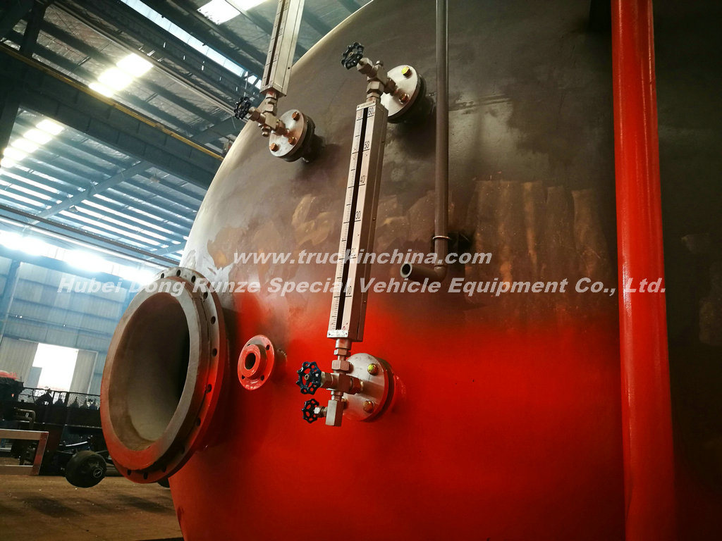 Skid Tank Lined LDPE 60cbm -80cbm (500 bbl Frac Tank) for Oilfield Onsite Acid Supply and Holding Mounted Trailers Ease of Transportation Chemical Contain HCl