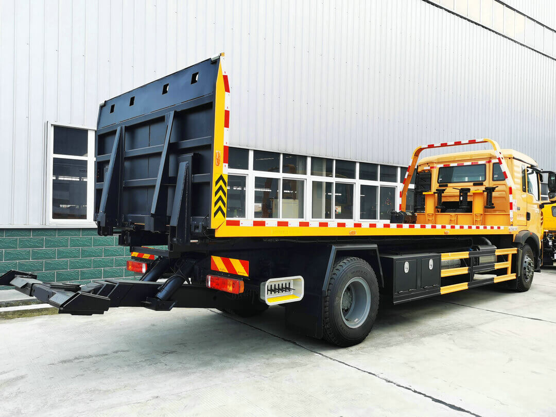 HOWO Tilt Tray Rollback Flatbed Tow Truck (8)