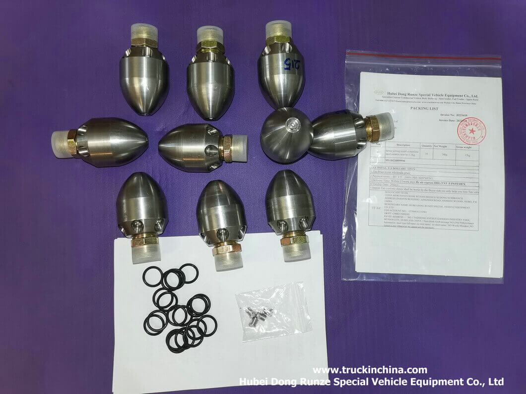 sewer jetting nozzles (16)