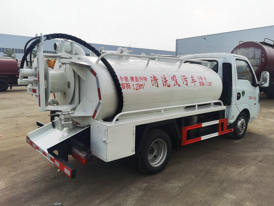 mini Septic Tank Trucks Combined Sewer Jetting (8)