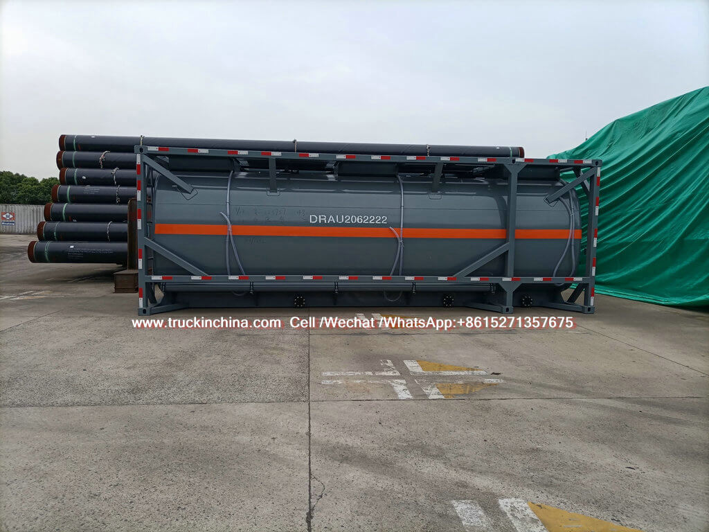 30ft ISO LLDPE Lined Tank for Hydrochloric Acid chemcial fluied (9)