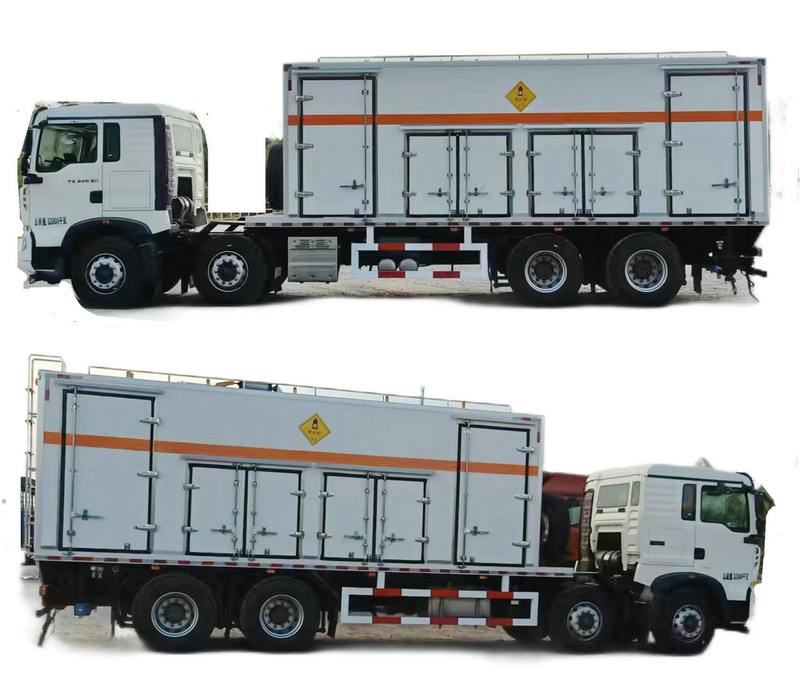  Customize HOWO on Site Mixed Emulsion ANFO Explosive Truck 