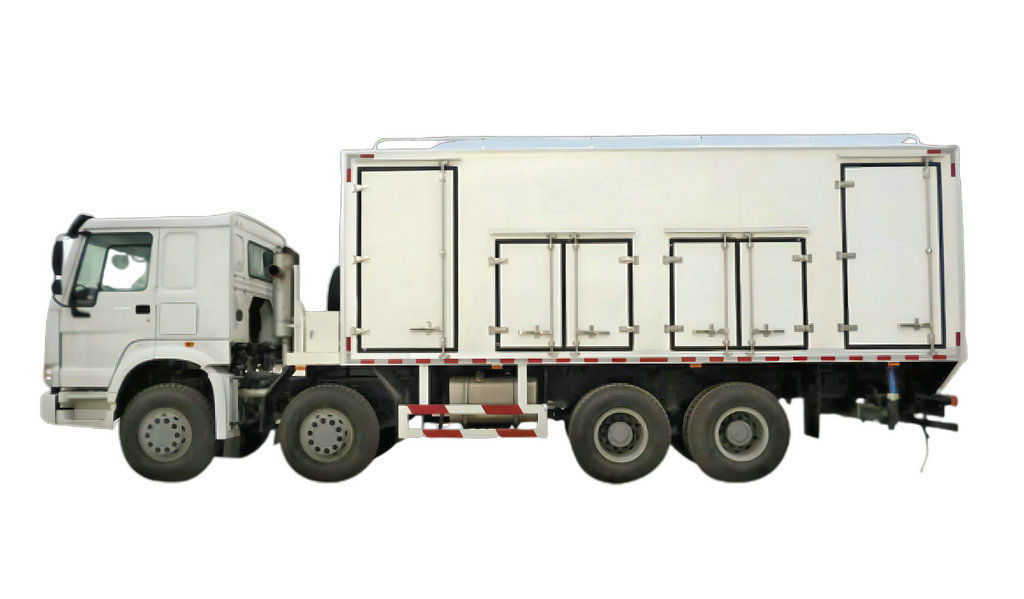  Customize 15T Mixed Emulsion Explosive Truck on Site Charge 280kg/min