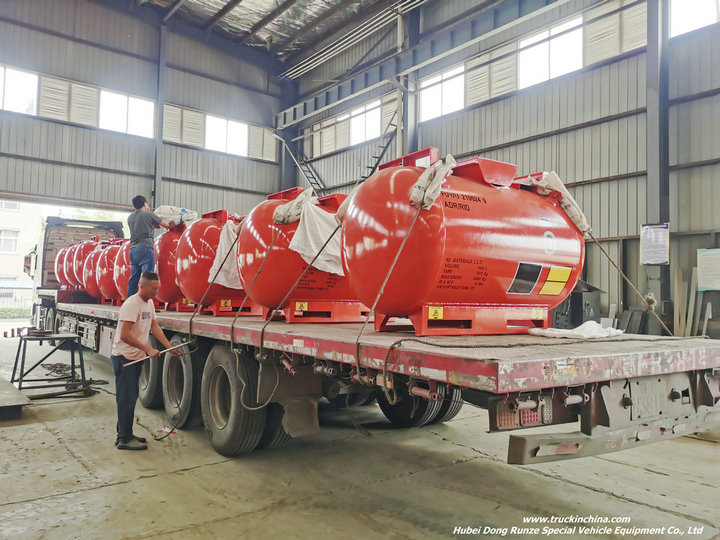 10pcs T21 Un Portable Tanks C480S for Transport Trimethylaluminum (TMA) Trimethylgallium (TMG) , Triethylgallium (TEG) Aluminum Triethyl (TEAL) 1880liters to Korea 