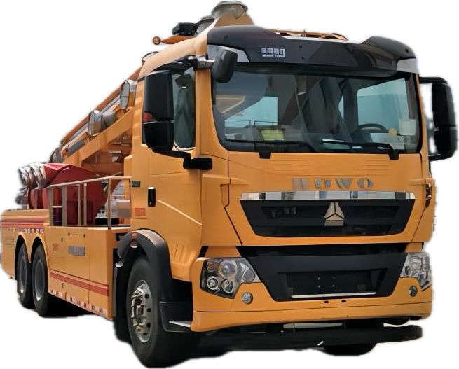 HOWO Vertical Pump Water Supply Drainage Rescue Truck 4000m3/h 