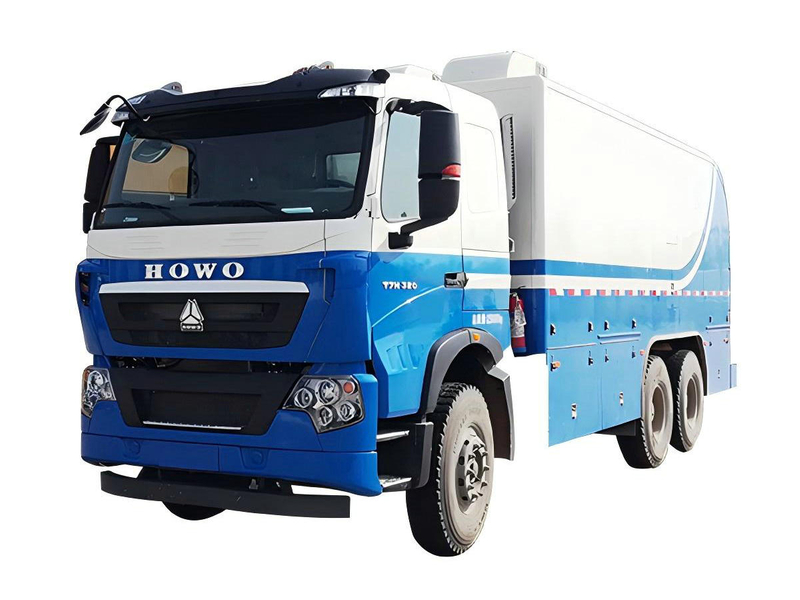 Sinotruck HOWO 6x4 Well Logging Vehicle with 7000m Wireline 