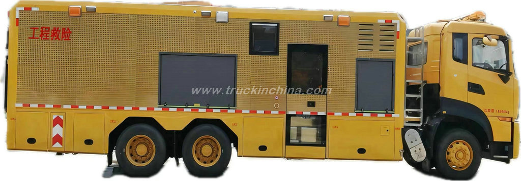 DFAC Customized Multi-functional Waterlogging Vehicle with Crane & Crusher