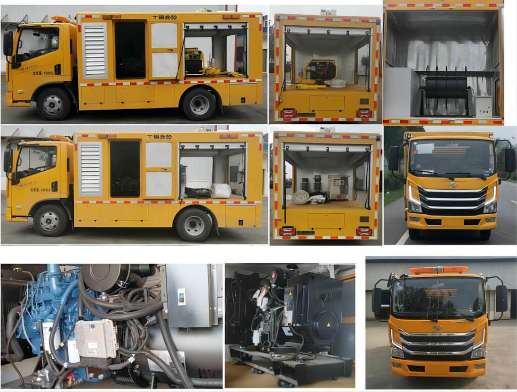 YUEJIN Flood control and emergency drainage equipment trucks (2)