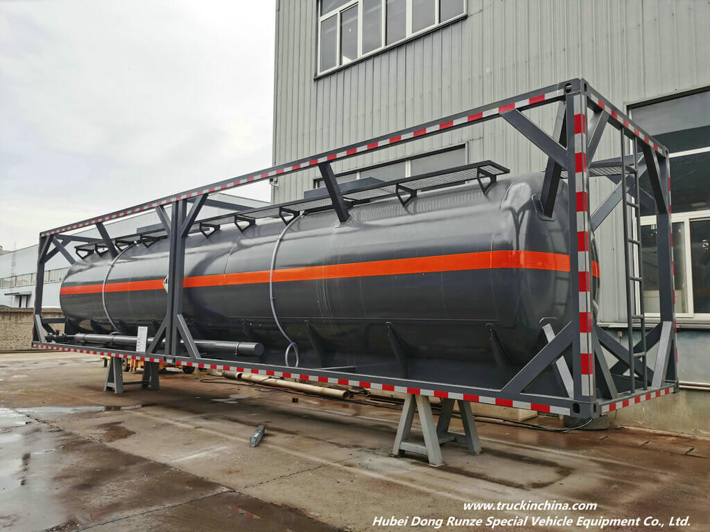 Iso 40FT Chemical liquid HCl acid tank container (9)