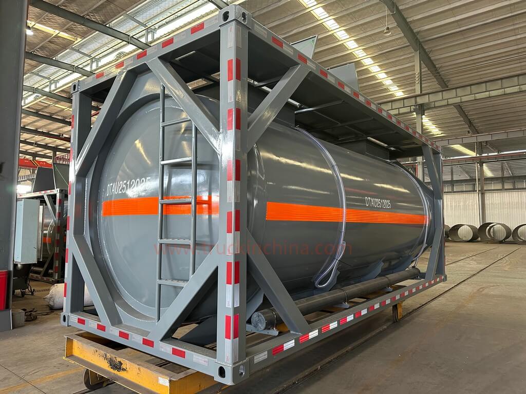 T14 PE Lined ISO Tank Container for Hydrogen Peroxide (H₂O₂) HCL,KOH Potassium Hydroxide (17)